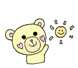 cute kumatarou sticker #10587472