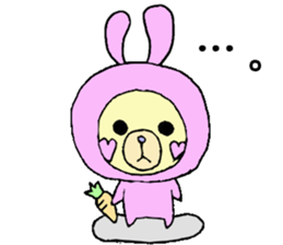 cute kumatarou sticker #10587476