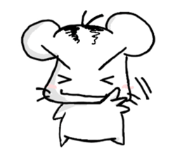 It is a mouse. sticker #10587560