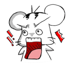 It is a mouse. sticker #10587565