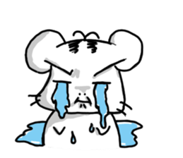 It is a mouse. sticker #10587566