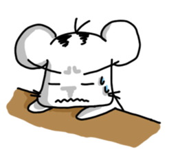 It is a mouse. sticker #10587569