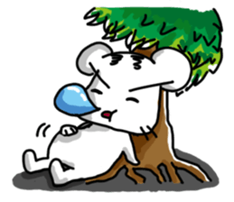 It is a mouse. sticker #10587570