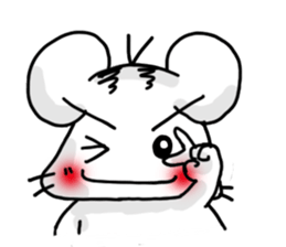 It is a mouse. sticker #10587586