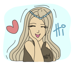 cawindy party sticker #10587800