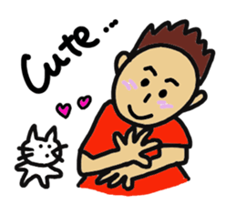 Boy like you sticker #10588031