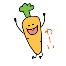 rabbit&Carrot sticker #10588605
