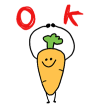 rabbit&Carrot sticker #10588624