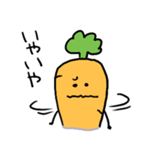 rabbit&Carrot sticker #10588627