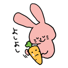 rabbit&Carrot sticker #10588636