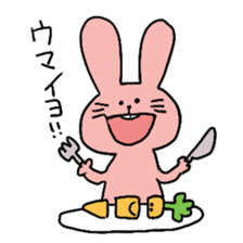 rabbit&Carrot sticker #10588639