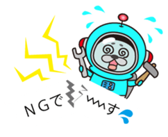 Mr. Lassie of a space seal sticker #10588929