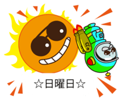 Mr. Lassie of a space seal sticker #10588953