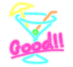 Colorful Neon signs sticker #10589840