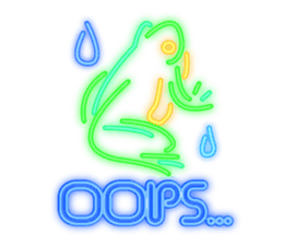 Colorful Neon signs sticker #10589843