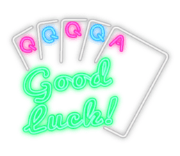 Colorful Neon signs sticker #10589861