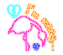 Colorful Neon signs sticker #10589864