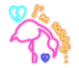 Colorful Neon signs sticker #10589864
