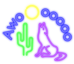 Colorful Neon signs sticker #10589867