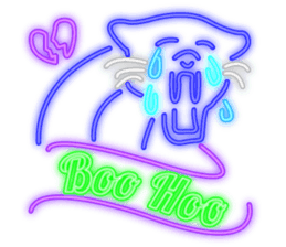 Colorful Neon signs sticker #10589874