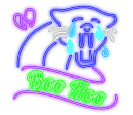Colorful Neon signs sticker #10589874