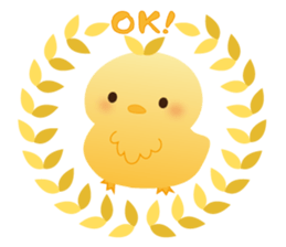 Bright yellow PiPi Vol.1 sticker #10591176