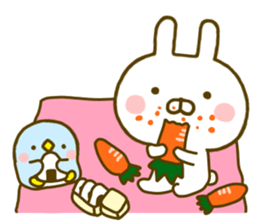 Rabbit Usahina with penpen 3 sticker #10591501