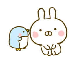 Rabbit Usahina with penpen 3 sticker #10591507