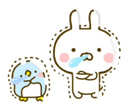 Rabbit Usahina with penpen 3 sticker #10591519