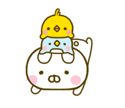Rabbit Usahina with penpen 3 sticker #10591534