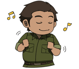 Solehudin - (Battle of Surabaya) sticker #10591539