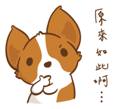 Corgi Dog KaKa - Drama Queen sticker #10591848