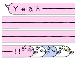 Animal? No! ! Balloon2 sticker #10591899