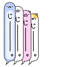 Animal? No! ! Balloon2 sticker #10591920