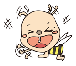 Ya Ya's bee life sticker #10592071