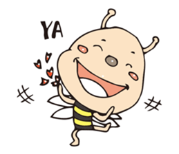 Ya Ya's bee life sticker #10592072
