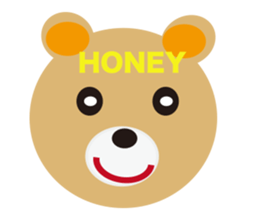 moving bear sticker #10592280