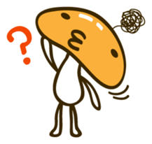 A puckered-up mouth mushroom sticker #10592860