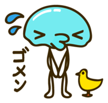 A puckered-up mouth mushroom sticker #10592869