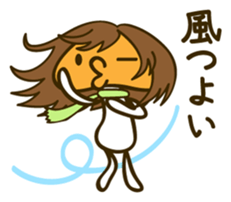 A puckered-up mouth mushroom sticker #10592890