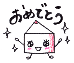 Color pencil girl Pitsumi sticker #10592898