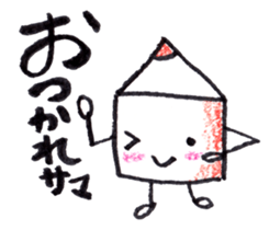 Color pencil girl Pitsumi sticker #10592907