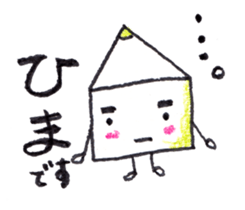 Color pencil girl Pitsumi sticker #10592911