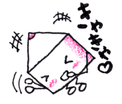 Color pencil girl Pitsumi sticker #10592914