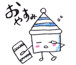 Color pencil girl Pitsumi sticker #10592935