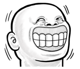 Human skin head 4 (For overseas) sticker #10593179