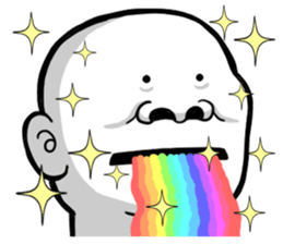 Human skin head 4 (For overseas) sticker #10593180