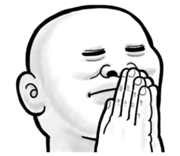 Human skin head 4 (For overseas) sticker #10593182