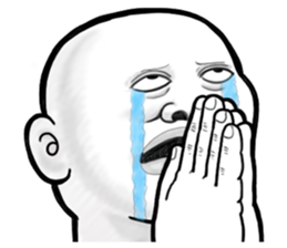 Human skin head 4 (For overseas) sticker #10593184