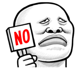 Human skin head 4 (For overseas) sticker #10593187